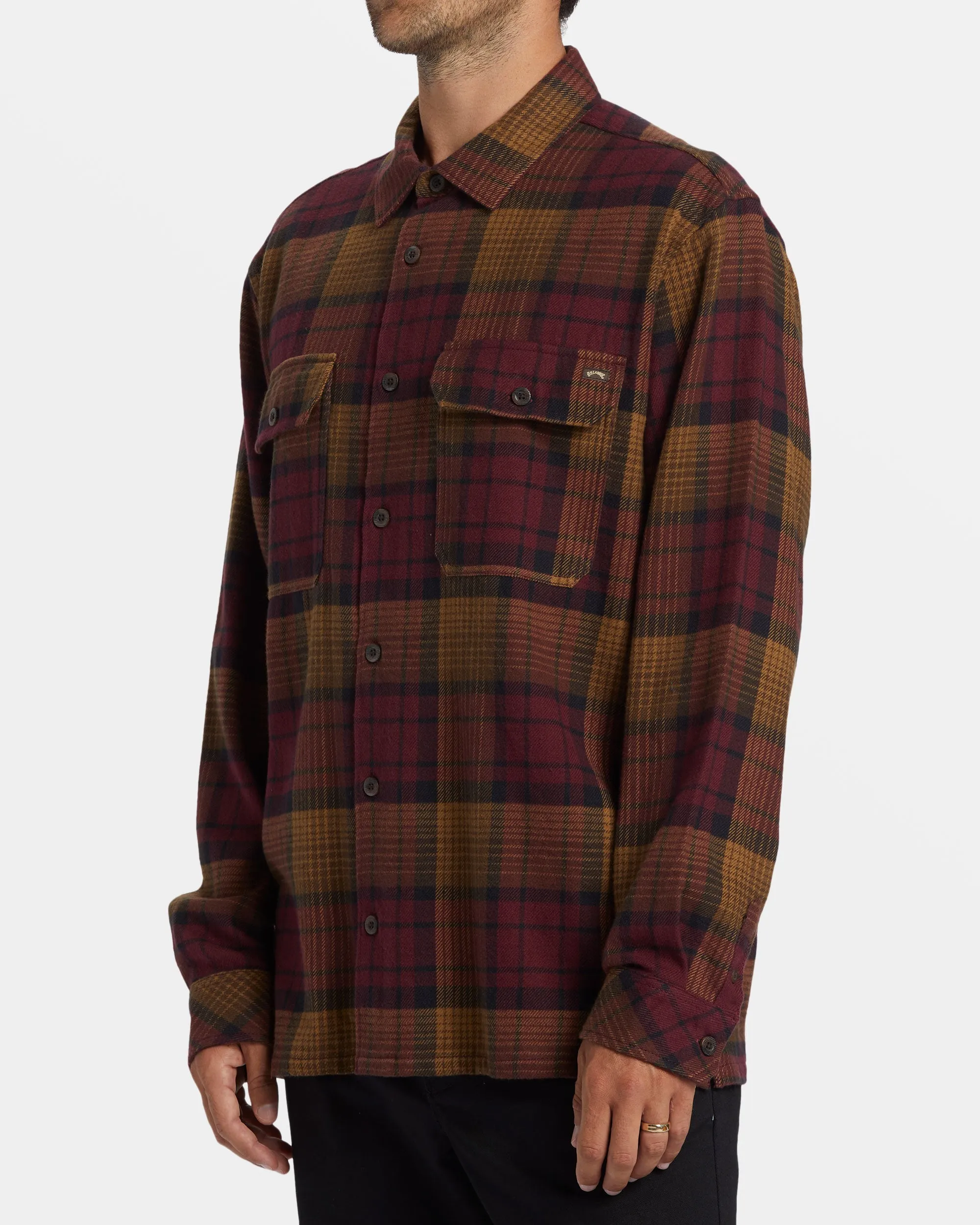 Offshore Long Sleeve Flannel Shirt - Port sold by Billabong product image thumbnail 5