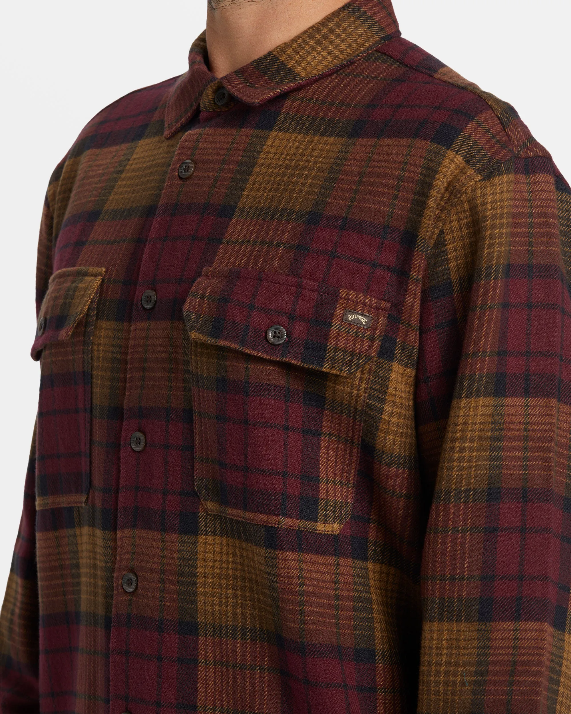 Offshore Long Sleeve Flannel Shirt - Port sold by Billabong product image thumbnail 4