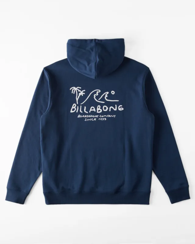 Short Sands Zip Sweatshirt - Dark Blue sold by Billabong