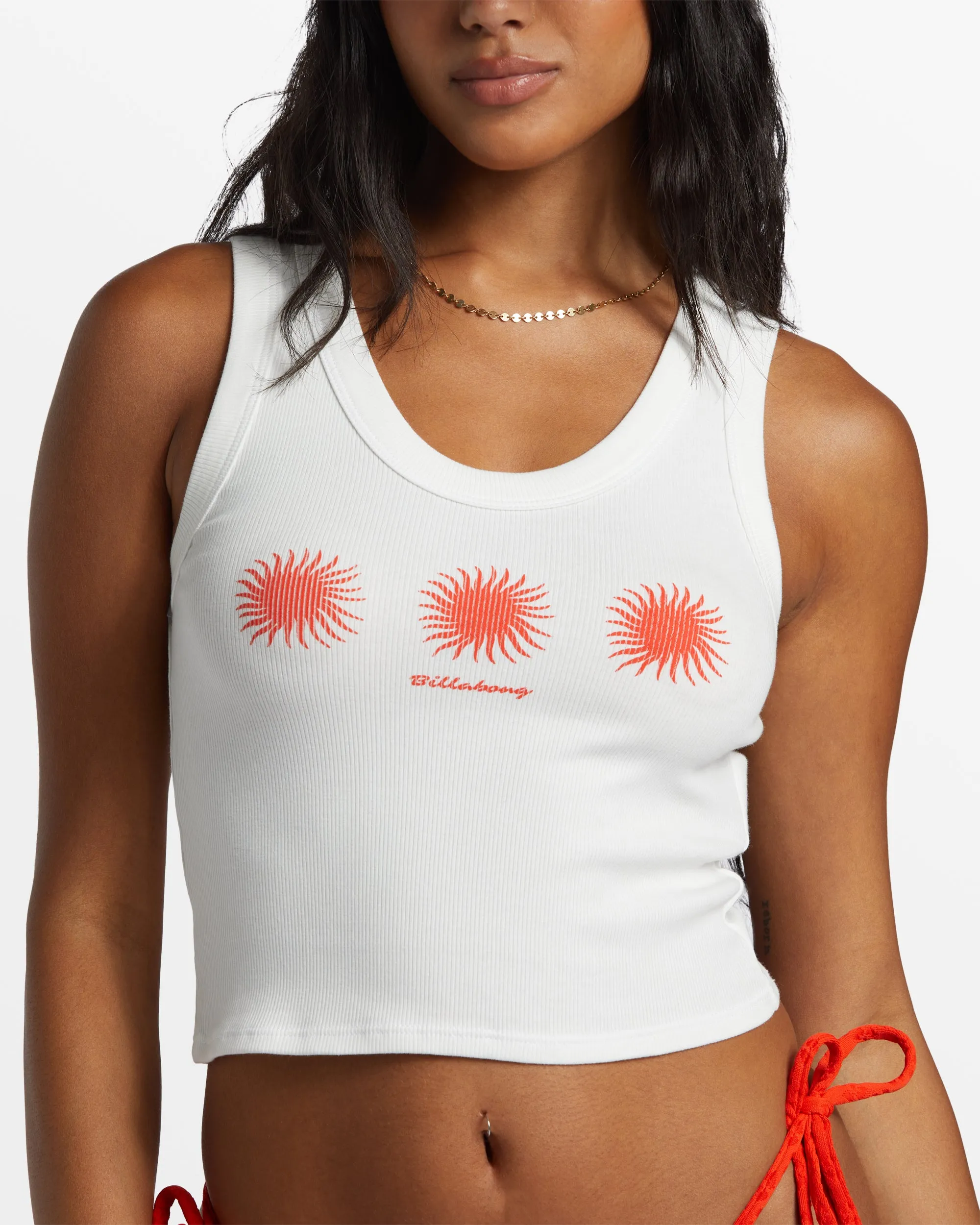 On Repeat Fitted Tank Top - Salt Crystal 1 sold by Billabong product image thumbnail 4