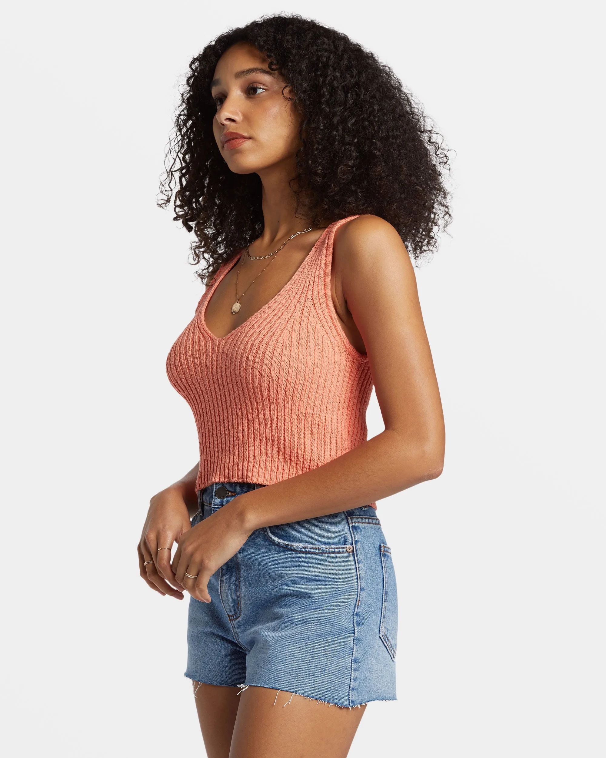 Ryann Sweater Tank - Peach Paradise sold by Billabong product image thumbnail 3
