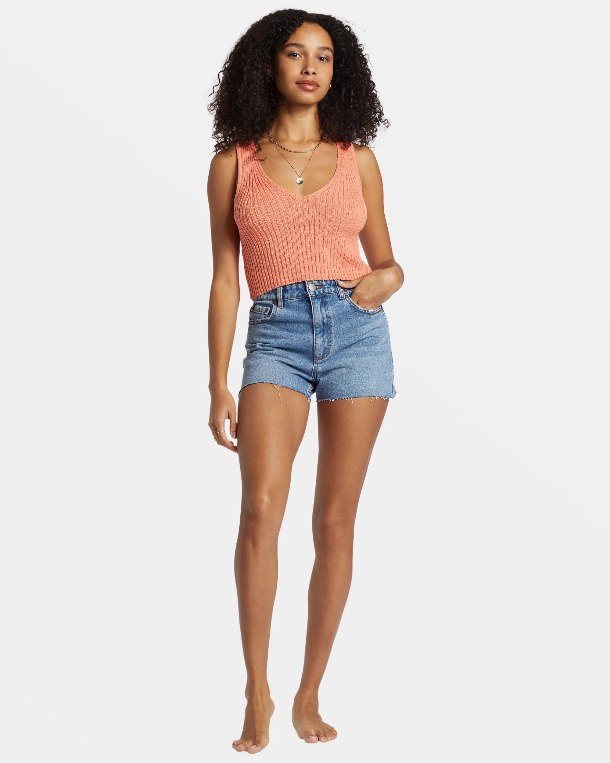 Ryann Sweater Tank - Peach Paradise sold by Billabong product image thumbnail 5