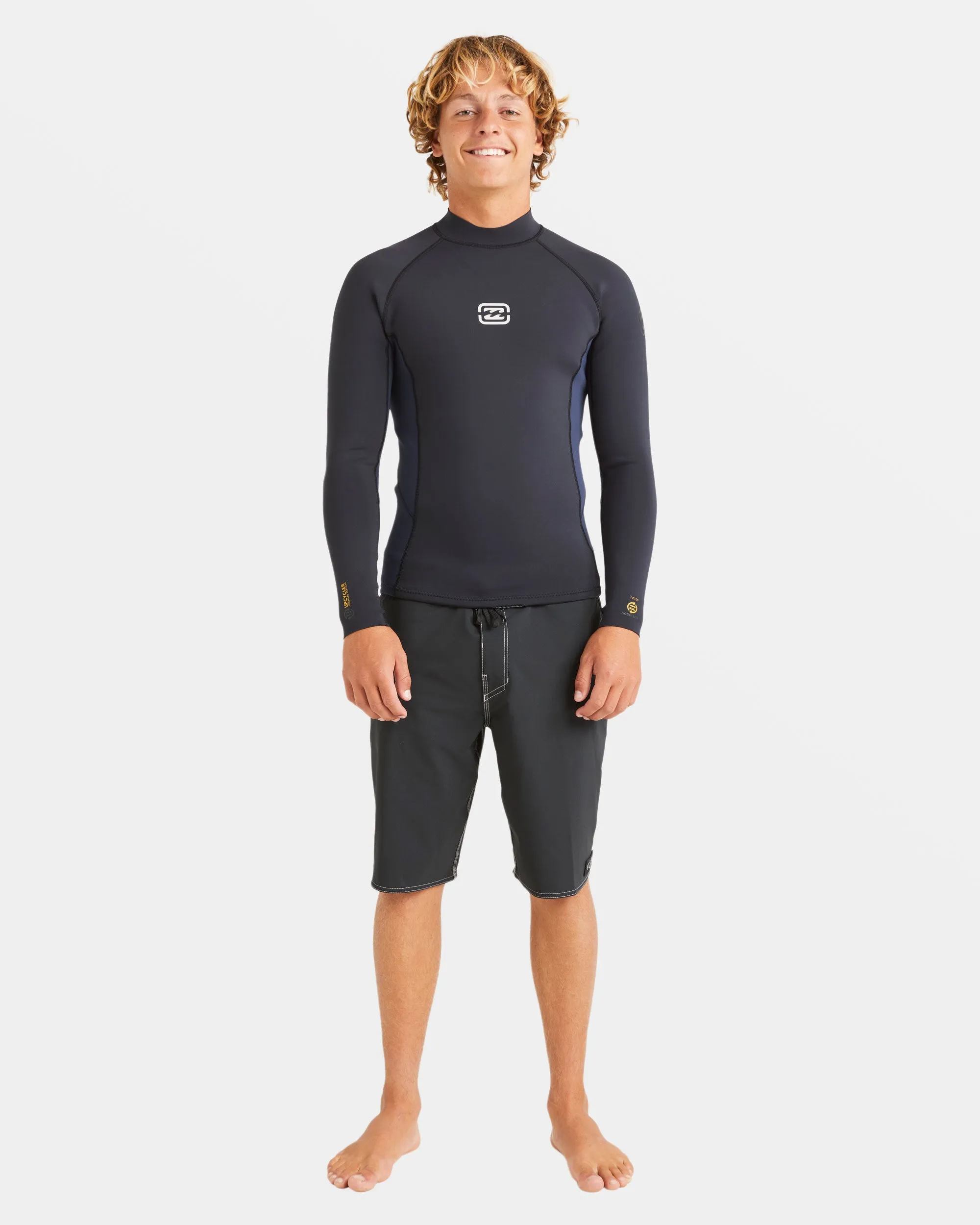 1/1mm Absolute Natural Upcycler Back Zip Wetsuit Jacket - Dark Navy sold by Billabong product image thumbnail 4