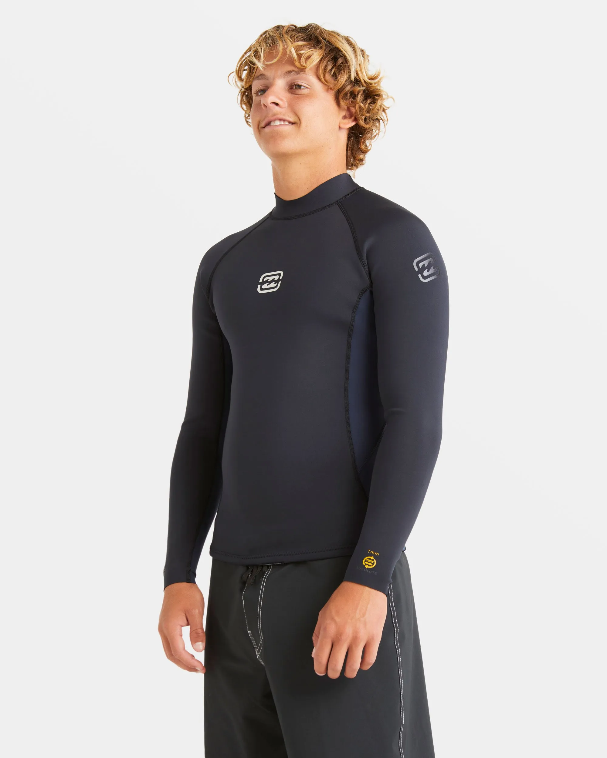 1/1mm Absolute Natural Upcycler Back Zip Wetsuit Jacket - Dark Navy sold by Billabong product image thumbnail 3