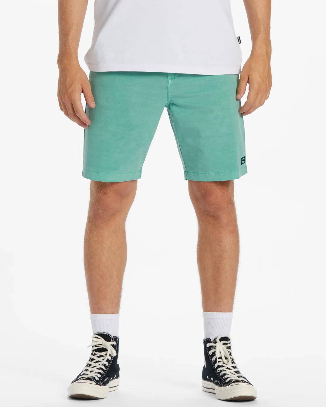 Crossfire Wave Washed 18" Hybrid Submersible Shorts - Dusty Jade sold by Billabong