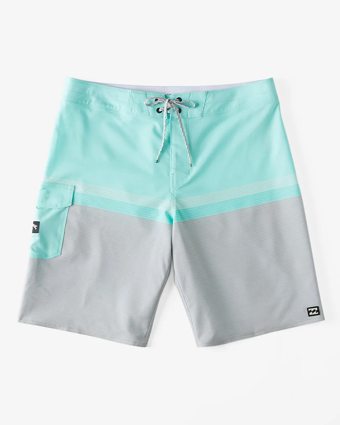 Boys All Day Heather Stripe Pro 18" Boardshorts - Aqua sold by Billabong
