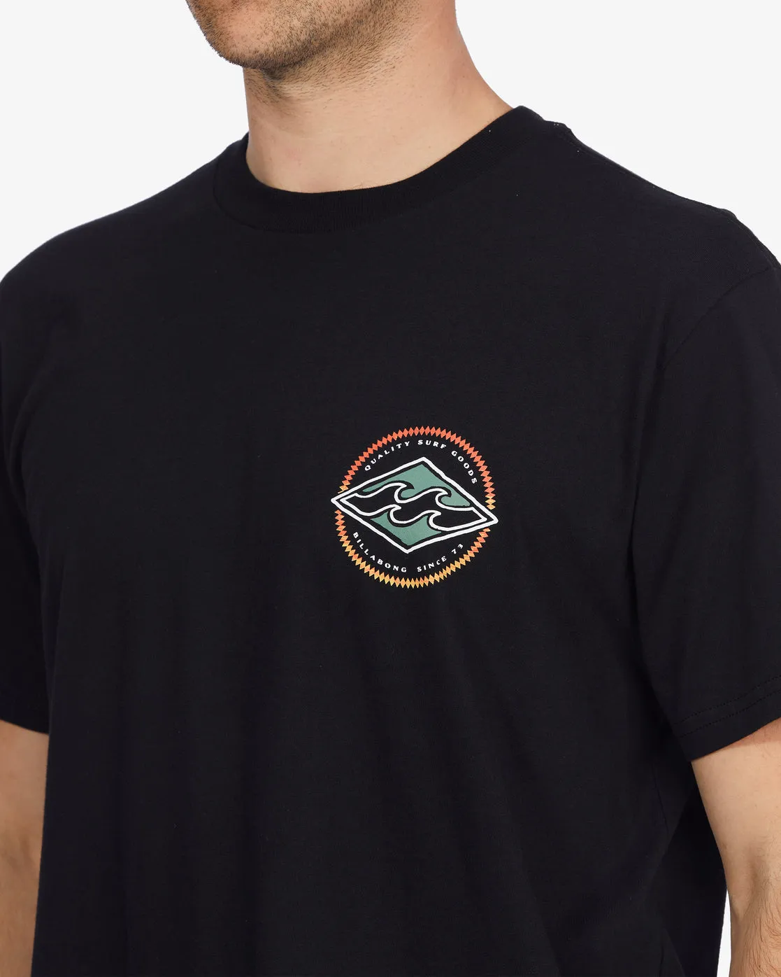 Rotor Diamond T-Shirt - Black sold by Billabong product image thumbnail 3