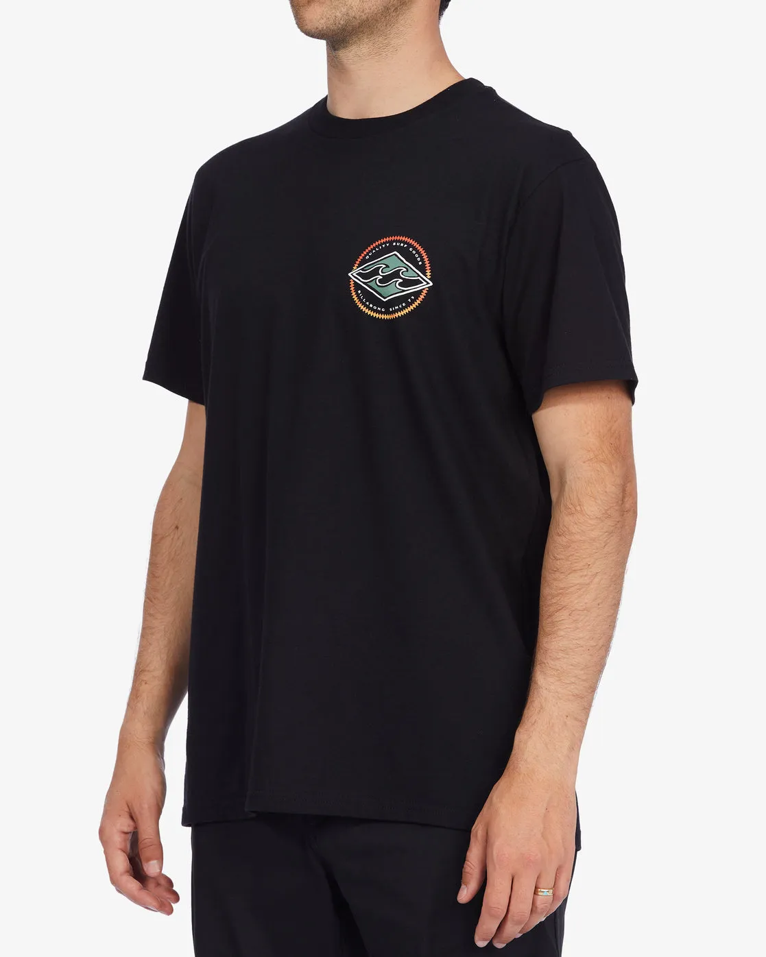 Rotor Diamond T-Shirt - Black sold by Billabong product image thumbnail 4
