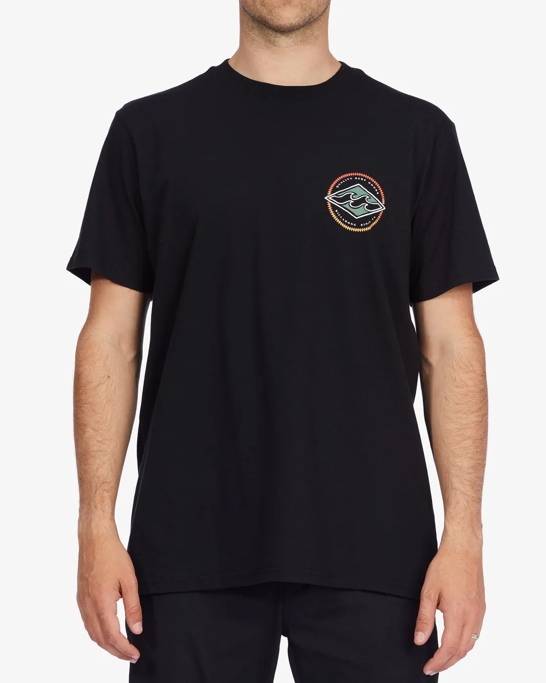 Rotor Diamond T-Shirt - Black sold by Billabong product image thumbnail 2