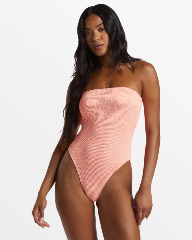 Summer High Tully One-Piece Swimsuit - Peach Tart sold by Billabong
