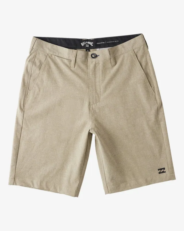 Crossfire 21" Hybrid Submersible Shorts - Khaki made by Billabong