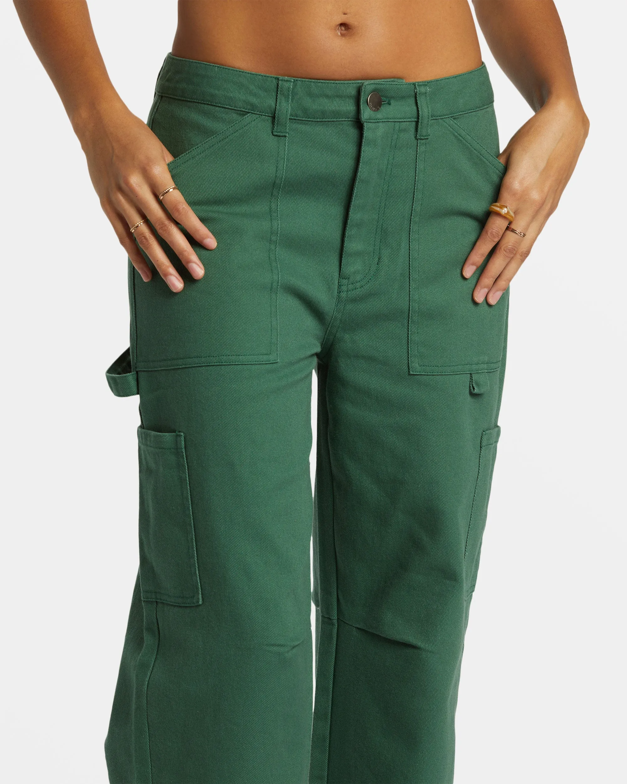 Leia Cargo Pants - Emerald Bay sold by Billabong product image thumbnail 5