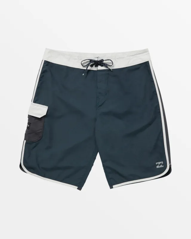 Classic Wave Pro 19" Boardshorts - Navy Heather sold by Billabong