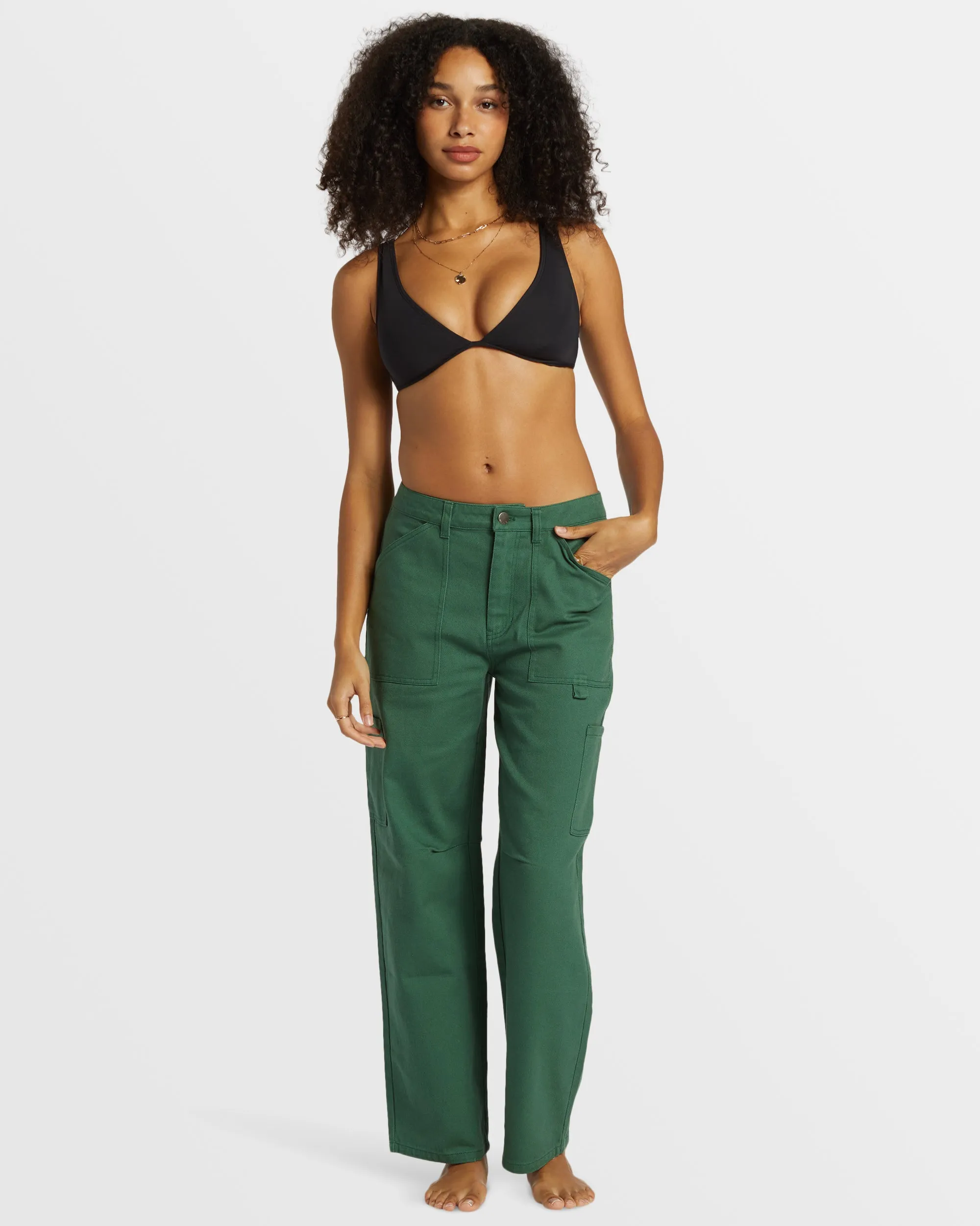 Leia Cargo Pants - Emerald Bay sold by Billabong product image thumbnail 2
