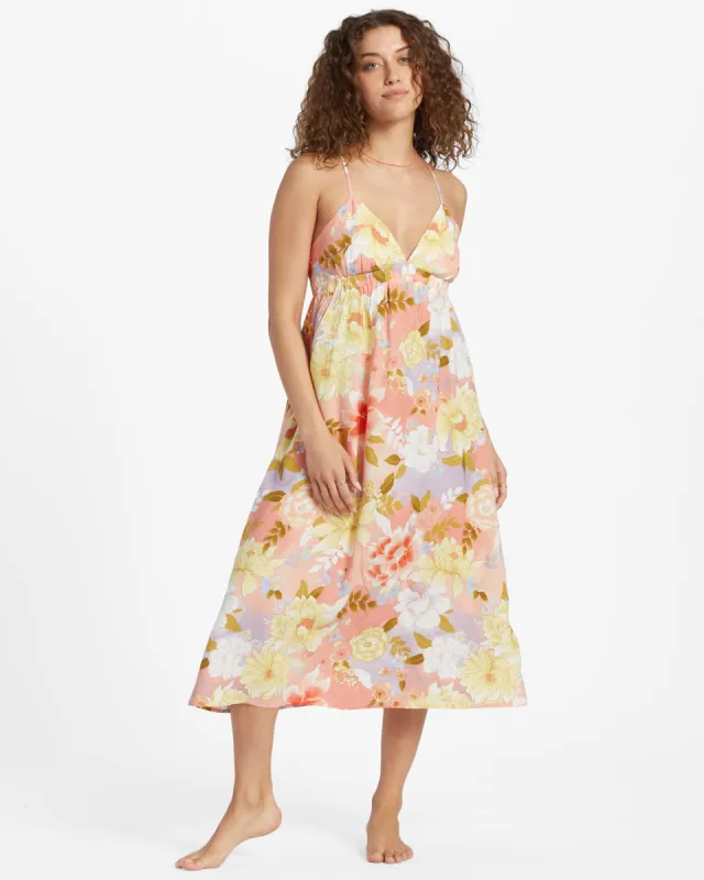 Sunset Skies Dress - Sweet Peach made by Billabong