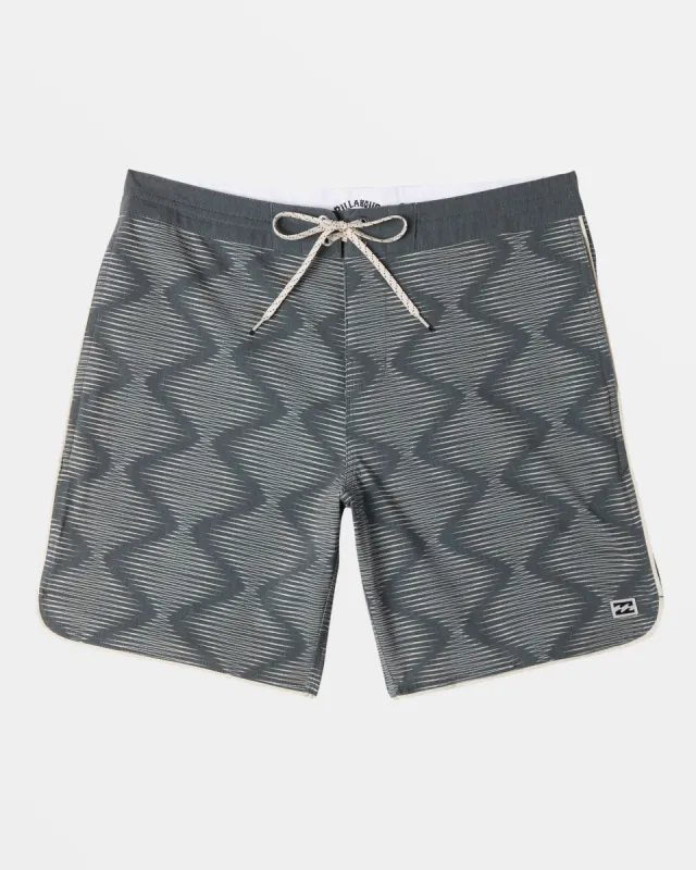 73 Lo Tide 18" Boardshorts - Slate Green sold by Billabong