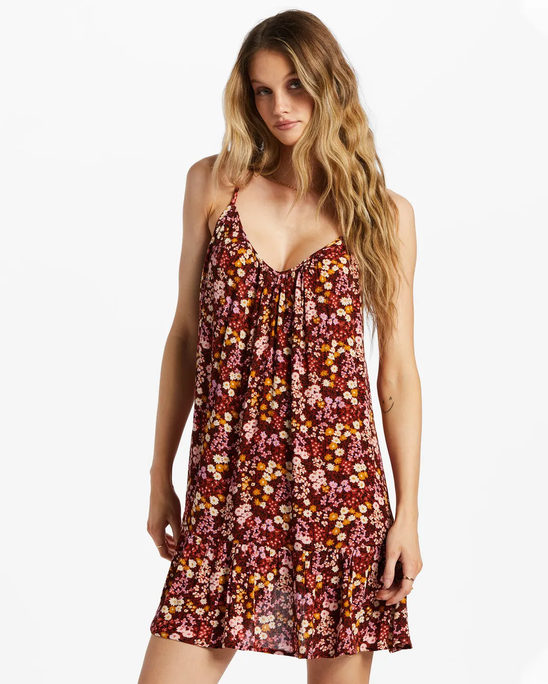 Beach Vibes Swim Cover Up - Deep Sienna sold by Billabong