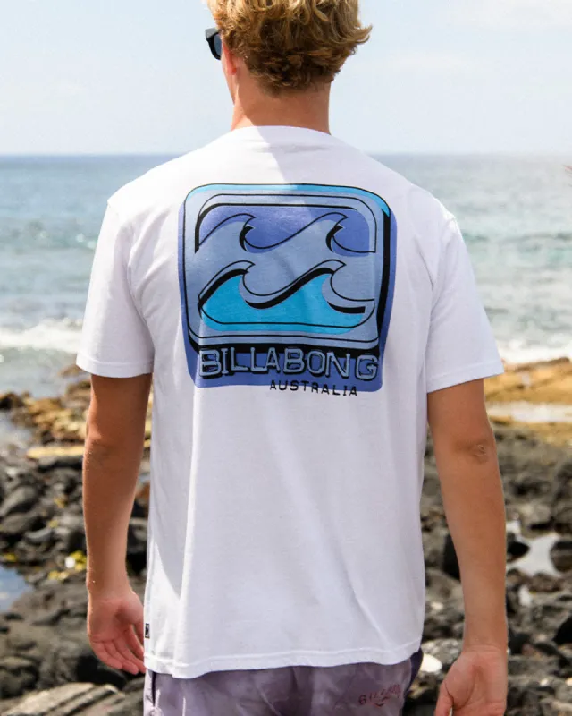 Crayon Wave T-Shirt - White sold by Billabong