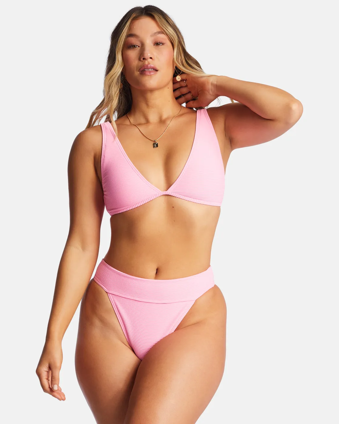 Tanlines Ava Tank Bikini Top - Pink Daze sold by Billabong product image thumbnail 2