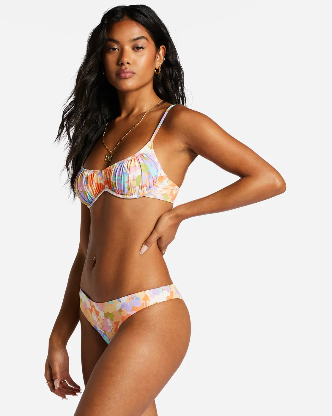 Paradise Cove Cocoa Bikini Bottoms - Multi sold by Billabong product image thumbnail 2