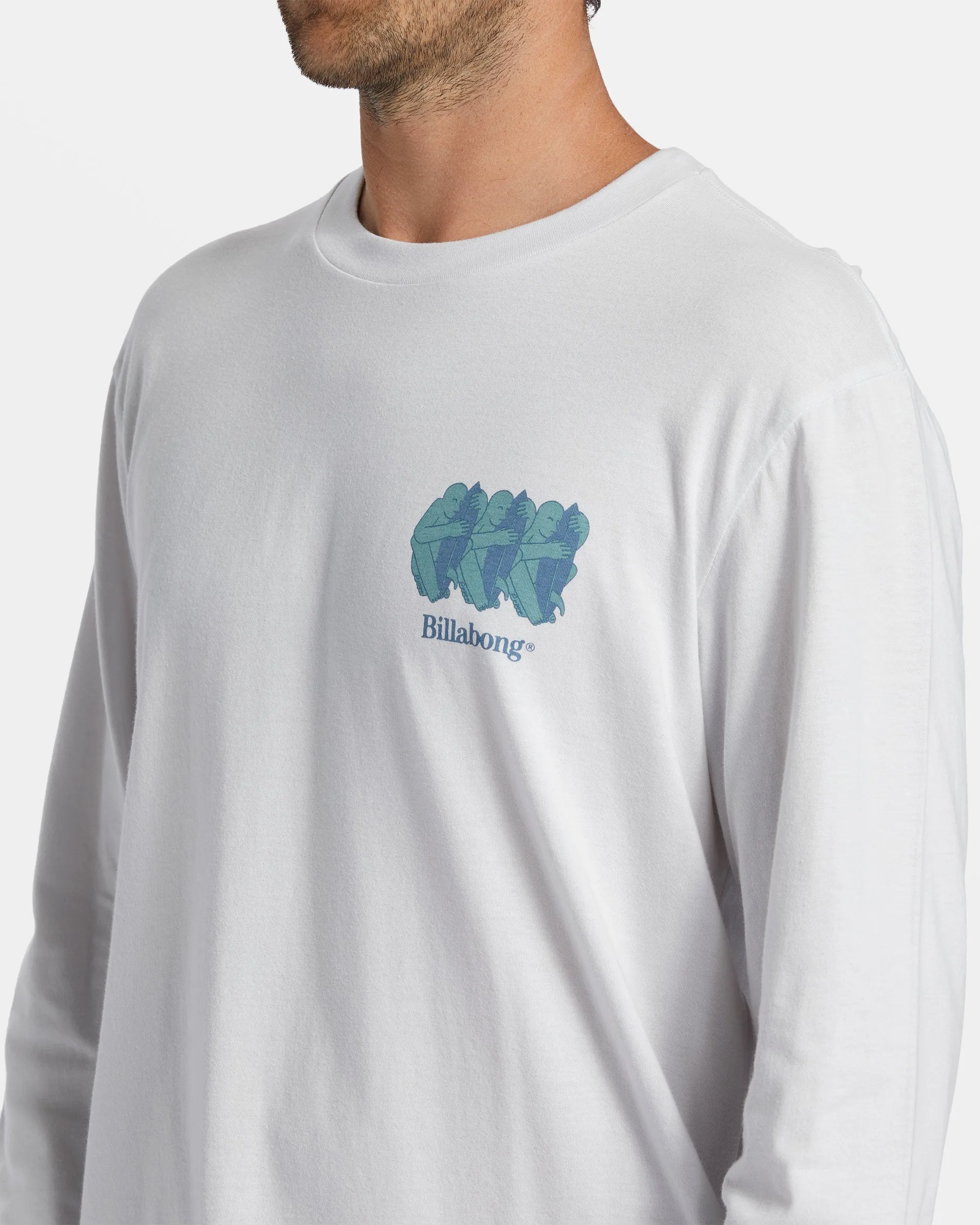 Spiritual Long Sleeve T-shirt - Fog sold by Billabong product image thumbnail 4