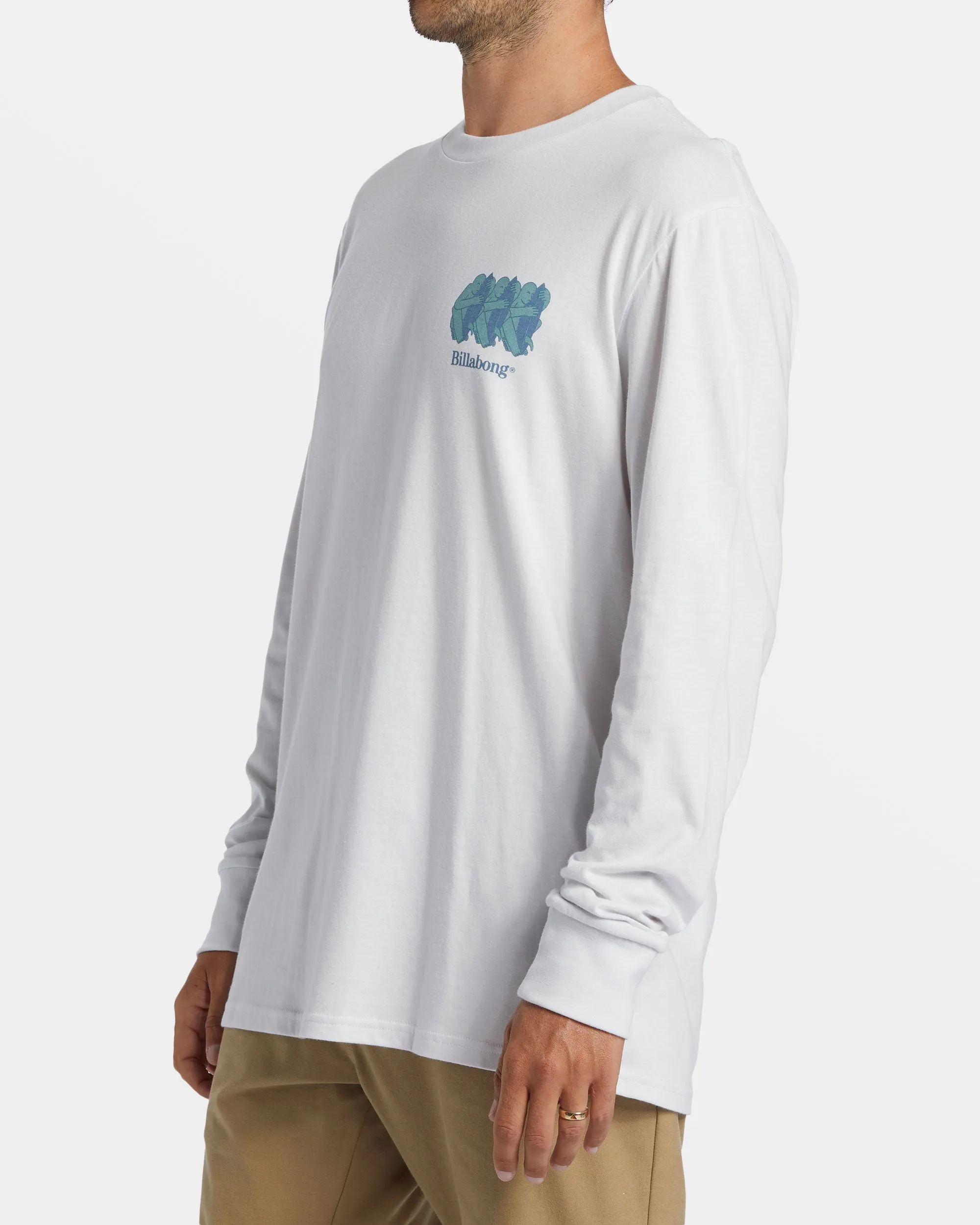 Spiritual Long Sleeve T-shirt - Fog sold by Billabong product image thumbnail 5
