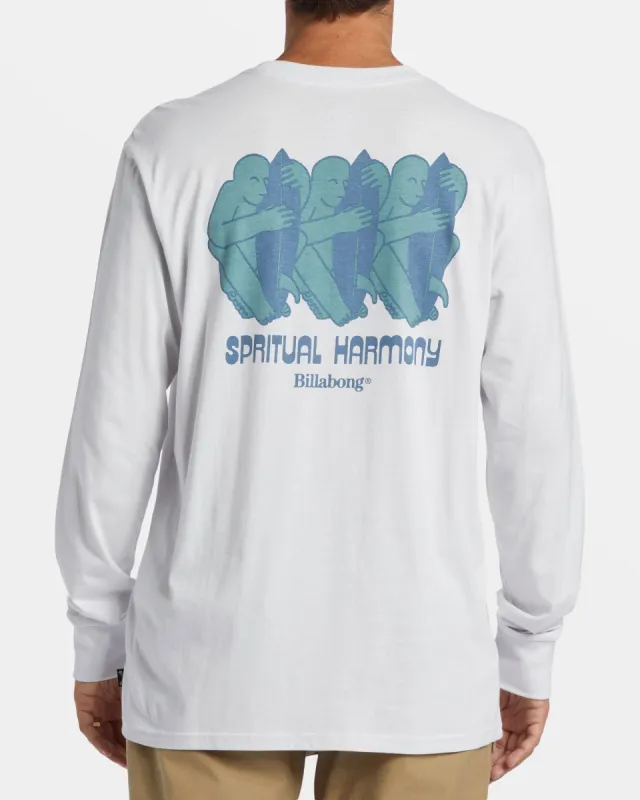 Spiritual Long Sleeve T-shirt - Fog sold by Billabong