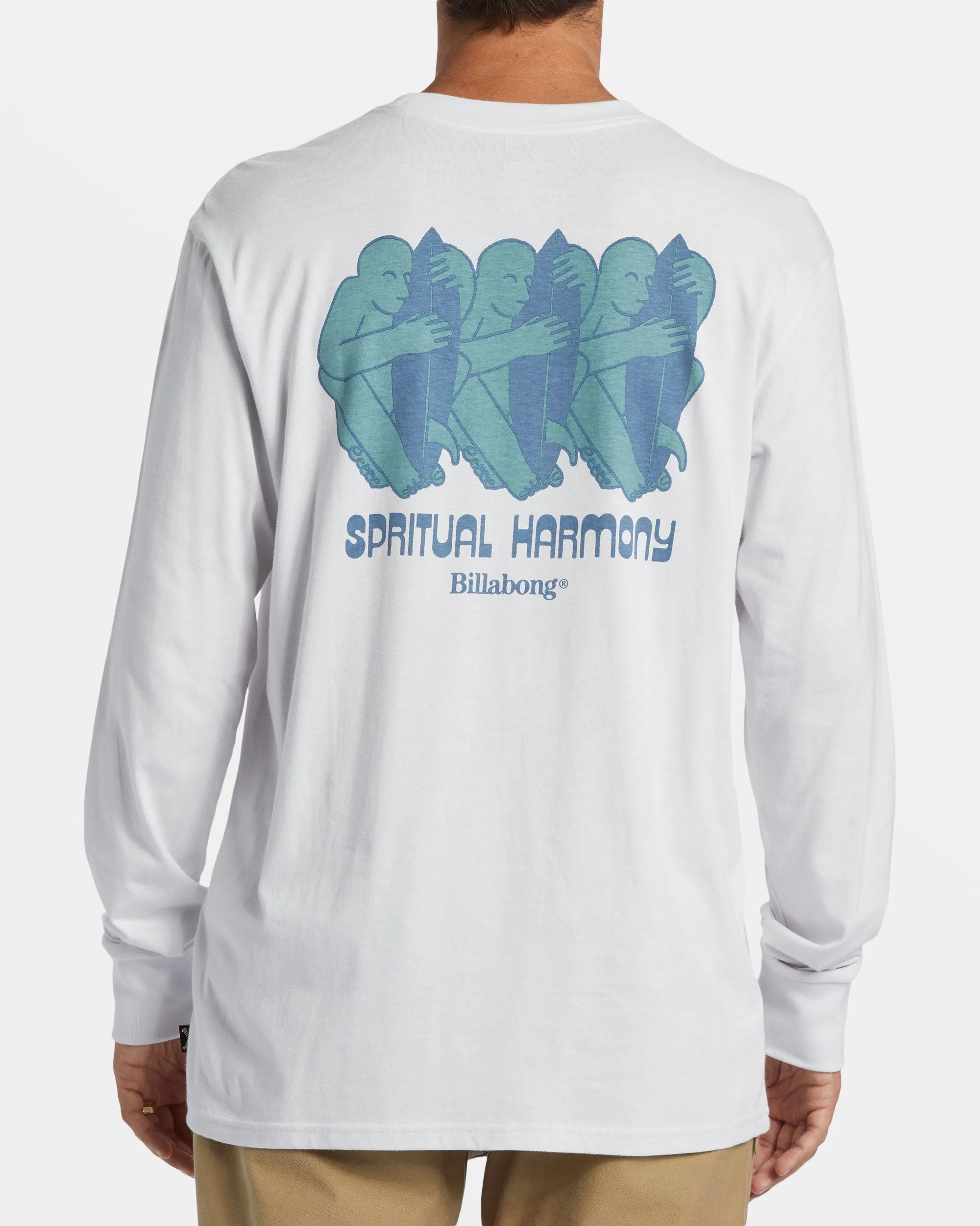 Spiritual Long Sleeve T-shirt - Fog sold by Billabong