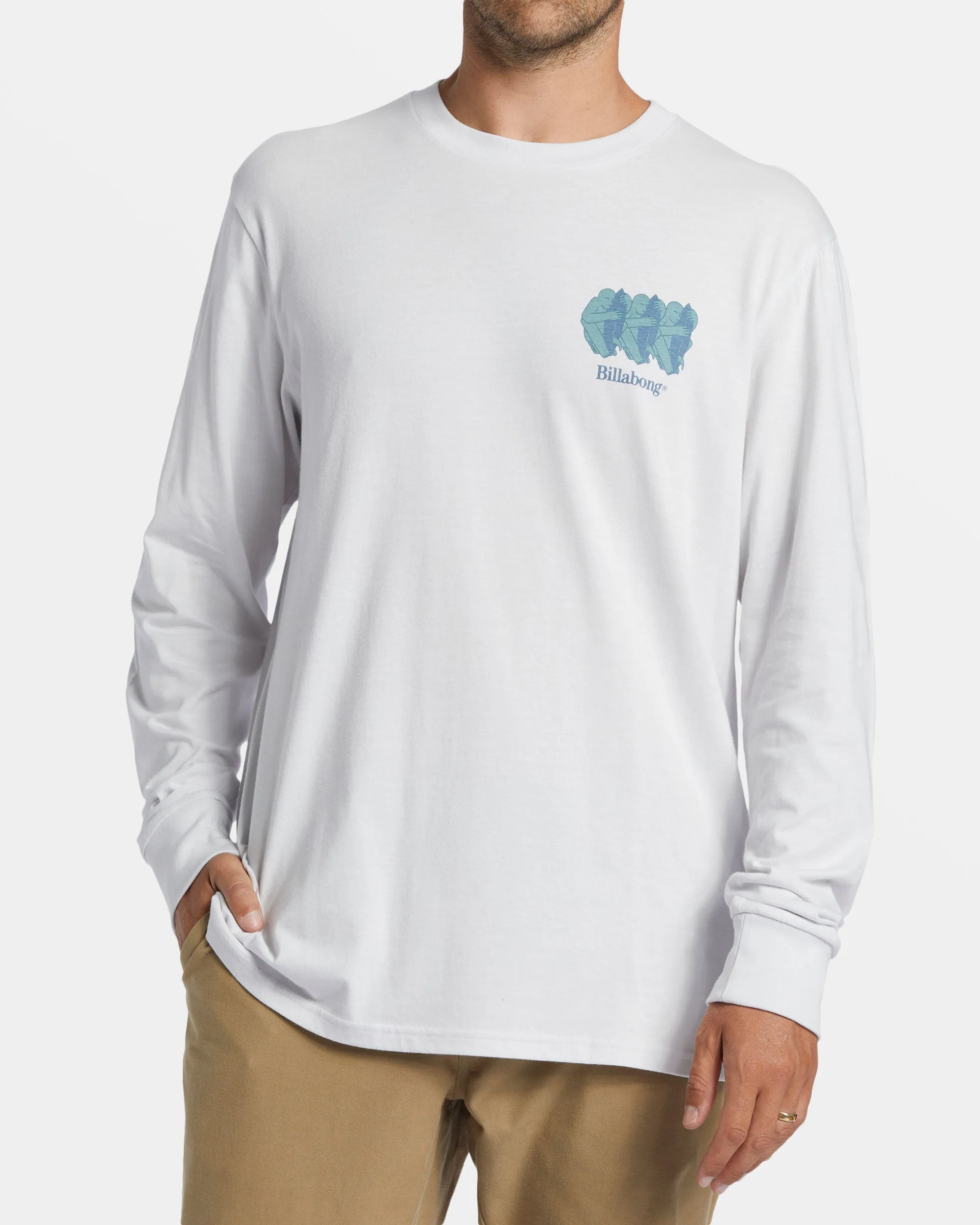 Spiritual Long Sleeve T-shirt - Fog sold by Billabong product image thumbnail 2