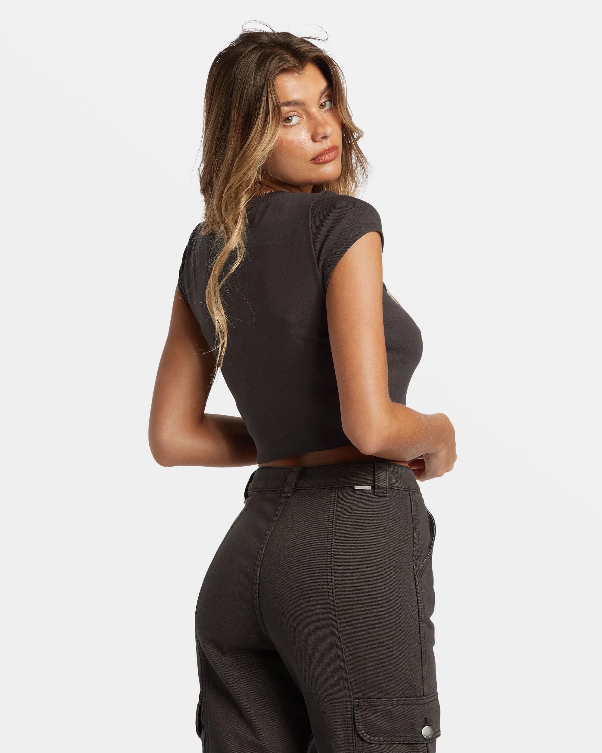 Sunrise To Sunset T-Shirt - Off Black sold by Billabong product image thumbnail 2