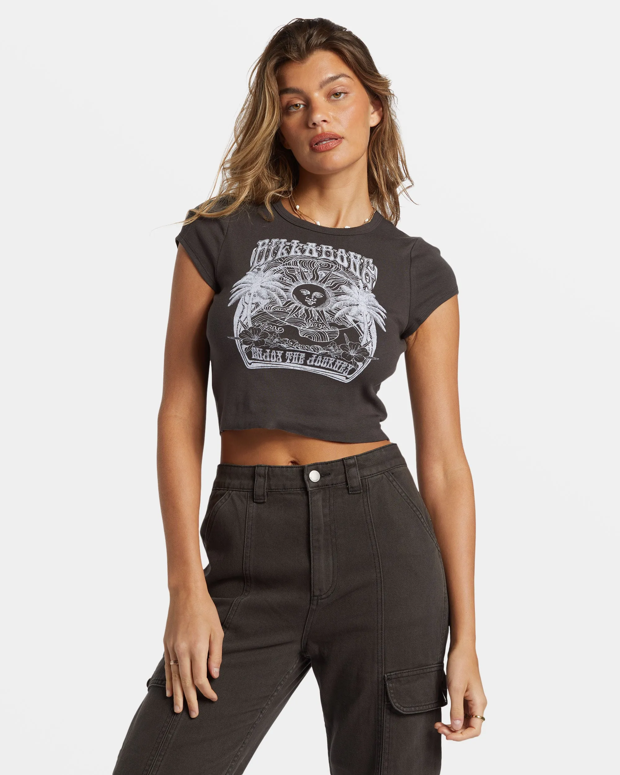 Sunrise To Sunset T-Shirt - Off Black sold by Billabong