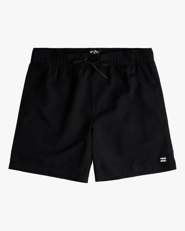 Boys All Day Layback Boardshorts - Black sold by Billabong