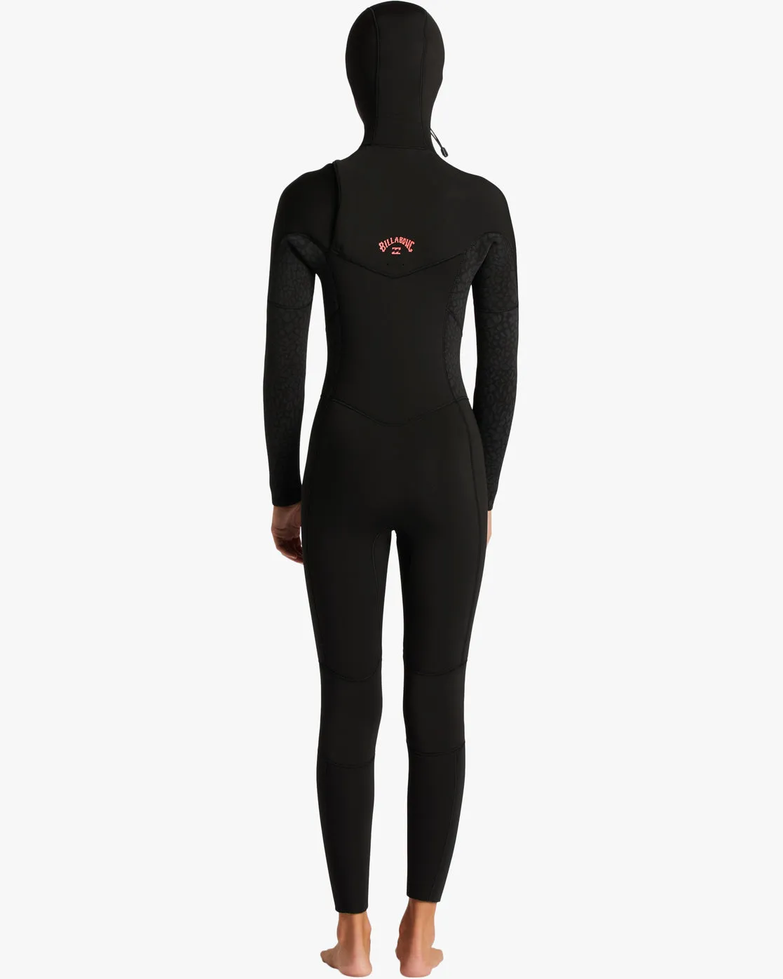 Girls 5/4mmn Synergy Hooded Chest Zip Wetsuit - Wild Black sold by Billabong product image thumbnail 2