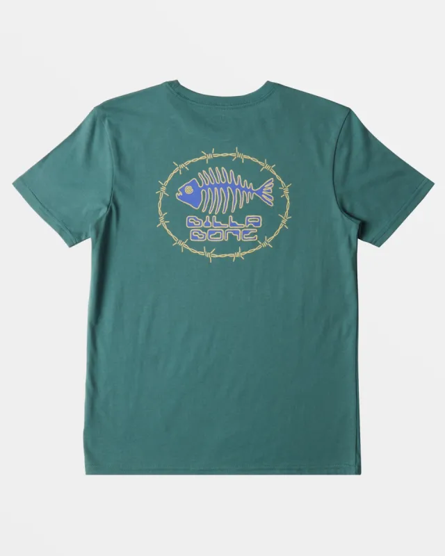 Boys Bonez T-Shirt - Sea Pine made by Billabong