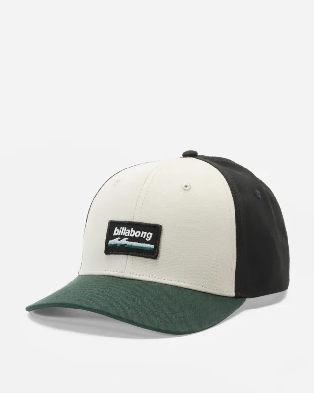 Walled Snapback Hat - Black/Tan sold by Billabong