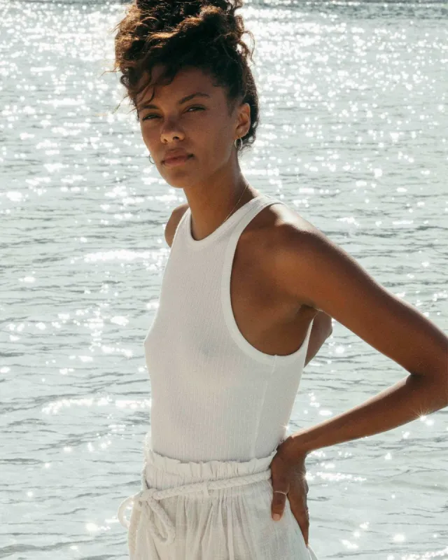 Tomboy Tank Top - Salt Crystal sold by Billabong