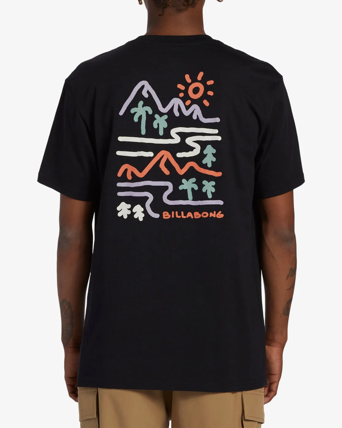 Panorama Short Sleeve T-Shirt - Black sold by Billabong