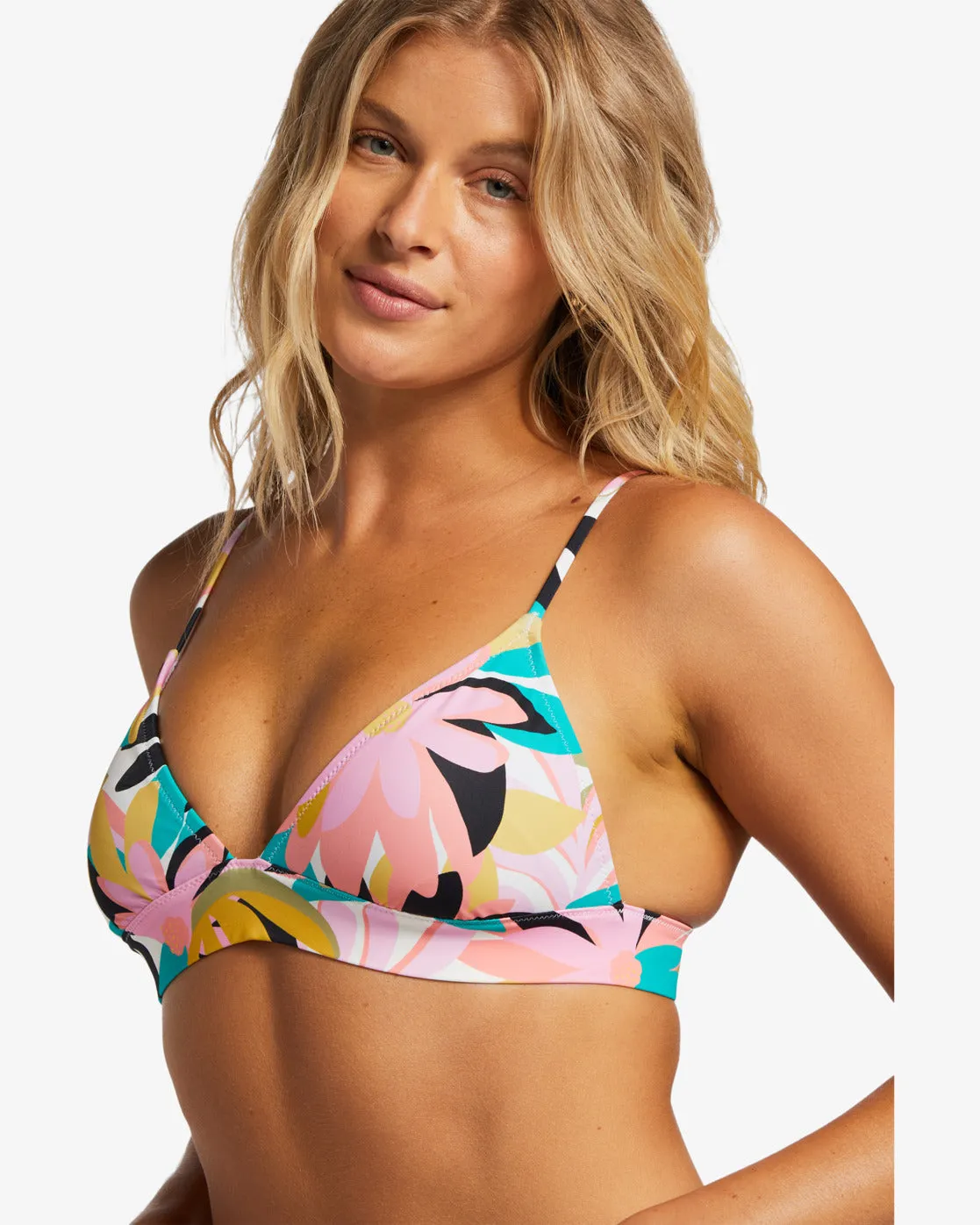 A/Div Banded Triangle Bikini Top - Black Multi 3 sold by Billabong product image thumbnail 4
