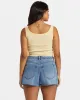 Escape To Nature Cropped Tank Top - Retro Yellow sold by Billabong