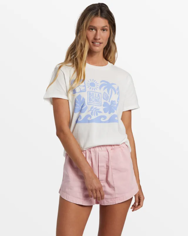 A/Div T-Shirt - Salt Crystal sold by Billabong