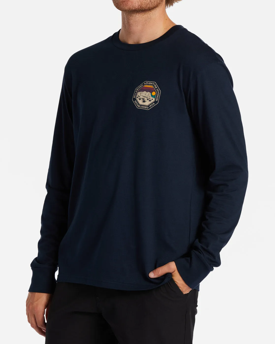 Rockies Long Sleeve T-Shirt - Navy sold by Billabong product image thumbnail 3