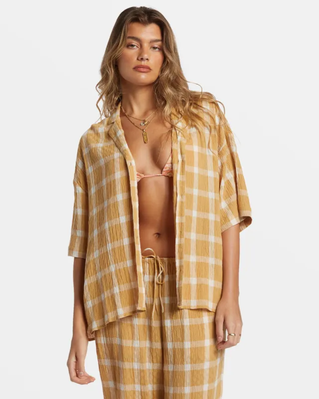 Beach Side Oversized Short Sleeve Shirt - Hemp 2 sold by Billabong