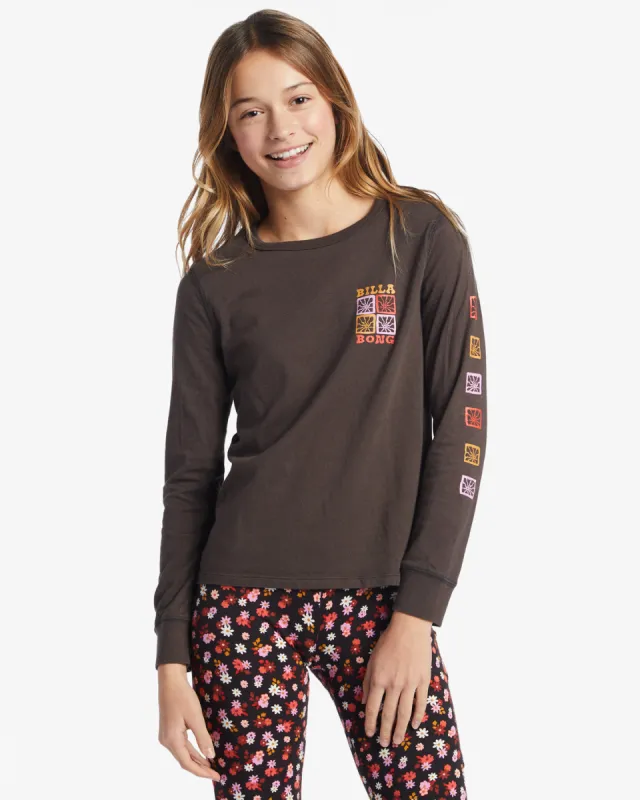 Girls A New Day T-Shirt - Off Black sold by Billabong
