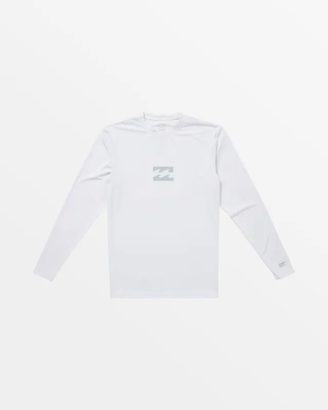 Classic Wave UPF 50 Long Sleeve Surf Tee - White sold by Billabong