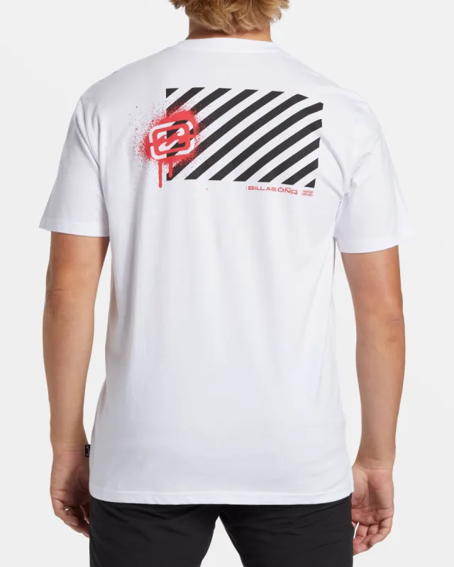 Segment T-Shirt - White sold by Billabong