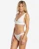 Summer High Tropic Bikini Bottoms - Salt Crystal sold by Billabong