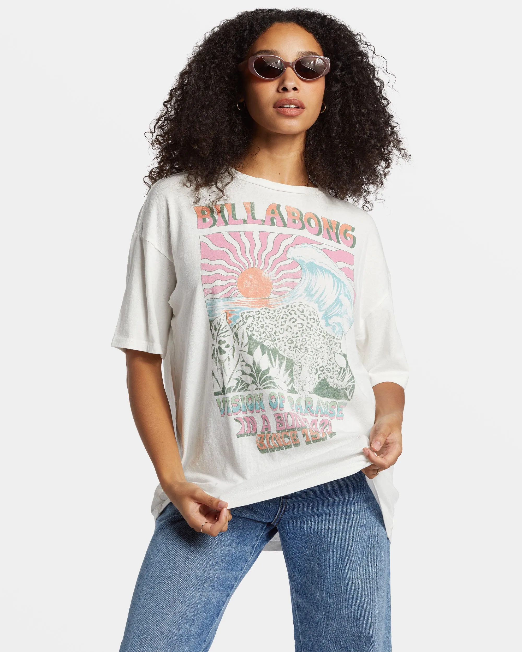 Vision Of Paradise T-Shirt - Salt Crystal sold by Billabong
