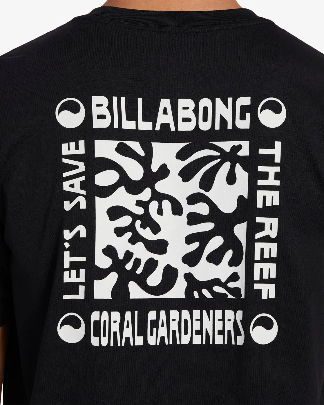 Coral Gardeners Horizon T-Shirt - Black sold by Billabong product image thumbnail 3