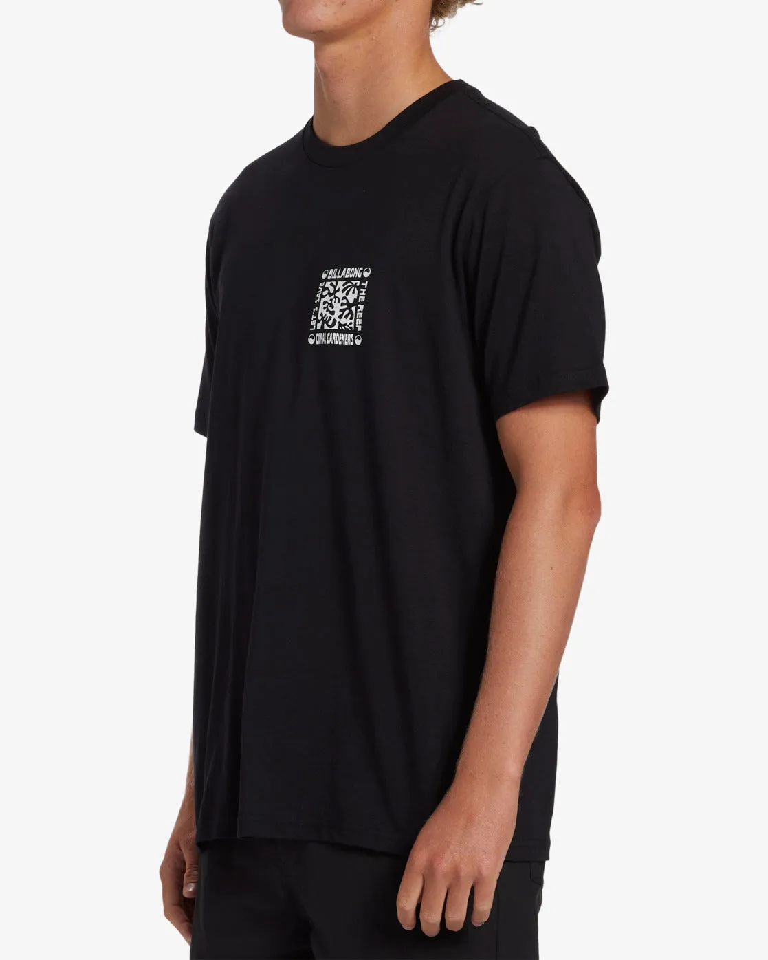 Coral Gardeners Horizon T-Shirt - Black sold by Billabong product image thumbnail 5