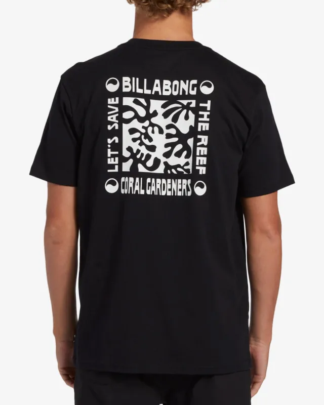 Coral Gardeners Horizon T-Shirt - Black made by Billabong